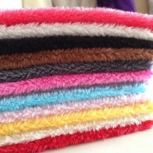 Autumn and winter flannel material / artificial short plush fabric / super soft undercoat fabric / plush fabric wholesale