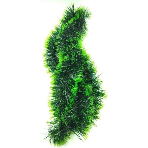 200mm Christmas Decoration Mall Bar Tops Ribbon Garland Xmas Tree Ornaments White Dark Green New Year Party Home Decor Supplies