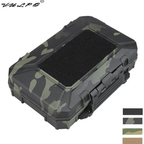 VULPO Tactical Standard MOLLE System Compatible Equipment Case Military Storage Box Carrying Protective Case