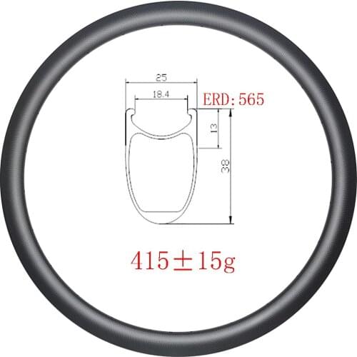 Light 415g 700c road Clincher carbon rims disc brake UD 3K 12K Marble matte glossy 16H 18H 20H 21H 24H 28H 32H Road gravel wheel