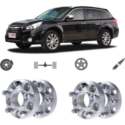 Teeze 4pcs 5X100 56.1CB 25mm Thick Hubcenteric Wheel Spacer Adapters For Subaru Series