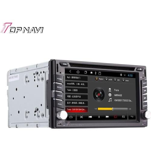 Topnavi Touch Screen Double Din Universal Car GPS Navigation Multimedia Car Stereo with USB SD Card AUX Radio
