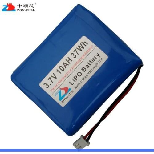 In the 10000mAh 3.7V large capacity lithium polymer battery backup power supply of 10AH mobile charging treasure Rechargeable Li