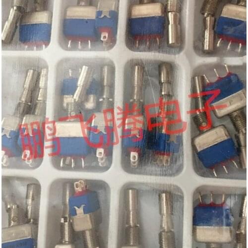 [VK] ORIGINAL French APEM 11136X910 button 3 feet 2 gear lock anti-collision rocker shake switch 11136-2VX910 diameter 6.35mm