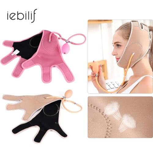 Air Press Lift Up Belt Face-Lift Mask Massager V-Line Cheek Chin Slimming Belt Face Shaper for Weight Loss Skin Care Beauty Tool