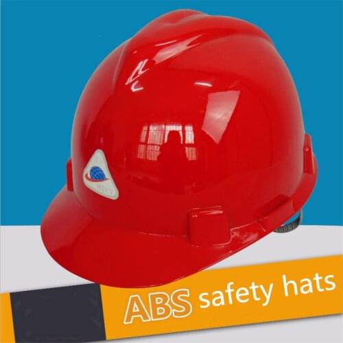 Safety Helmet Protective Hard Hat Construction ABS V Type Construction Worker Work Cap Vented Adjustable Workplace Headwear
