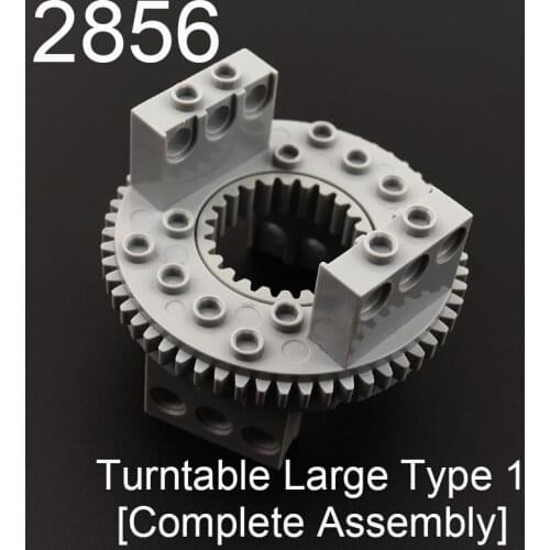 1PCS 2856c01 2855 2856 big otating platform turntable [fully assembled] Building Block Bricks Accessories Parts MOC Toys