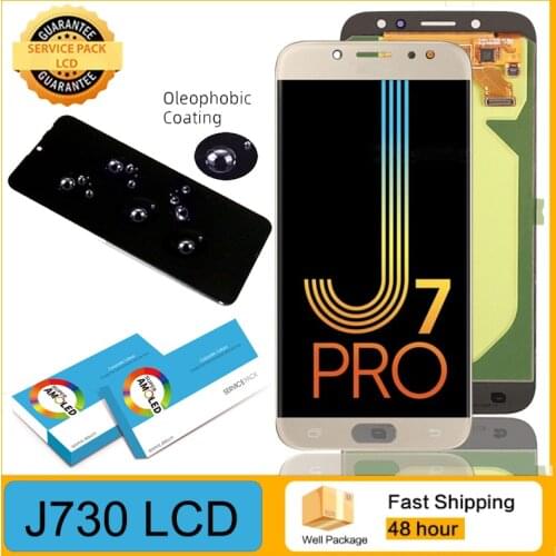 100% Tested 5.5'' Display with frame for Samsung Galaxy J7 2017 J730 J730F LCD Touch Screen Digitizer Assembly Repair Parts