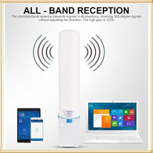 12DBi Omni Outdoor antenna N female connector 698-2700MHZ for 2G 3G 4G GSM repeater cellular amplifier Mobile Internet