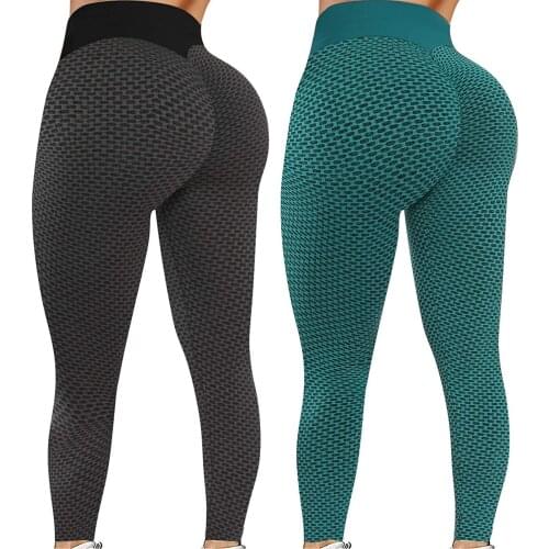 2Pcs Leggings Womens Stretch Push up Leggings Fitness Running Gym Sports Active Pants Trouser Pantalones Cortos De Muje