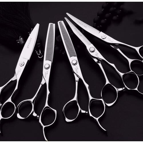 2020 Professional Barber Scissors 5.5 6.0 Set Hair Cutting Shear Hair Scissors Hairdressing Professional Hair Scissor Salon Tool