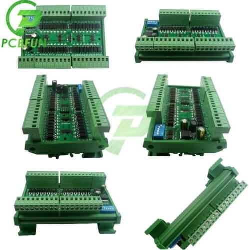 32ch PNP NPN Isolated Digital Input RS485 Modbus Rtu Controller DC 12V 24V PLC Switch Quantity Acquisition Board