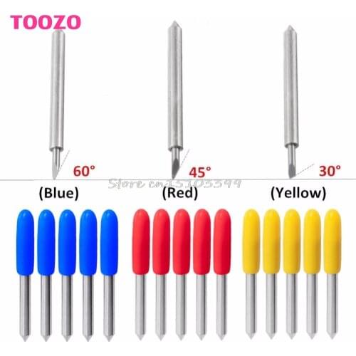 5Pcs/set 3size 30 Degree 45 Degree 60 Degree Blades Cutting Plotter For Roland Vinyl Cutter Blade G08 Whosale&DropShip