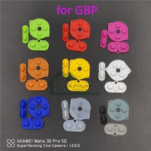 50 set for GBP Conductive Rubber Pads for Gameboy Pocket A B D-pad Start Select Keypad rubber replacement