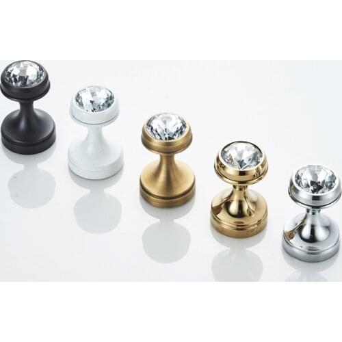 6*3*3cm new mini copper hook with crystal head hanging hook toilet wall hanging towel hanging soap ball small clothes hook