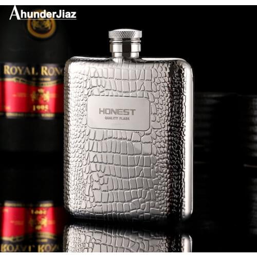AhunderJiaz Stainless Steel Flat Flasks