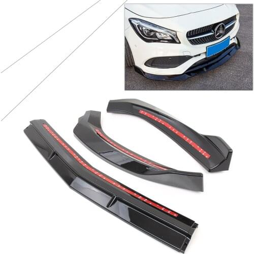 Auto Car Front Bumper Lip Cover Trim Cover Protective Guard For Mercedes Benz CLA 250 CLA200 CLA180 W117 2018 General Version
