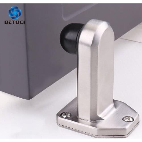 BETOCI Stainless Steel Door Stopper,Heavy Stopper For Door Buffer,Rubber Silencer,Suitable For Heavy Doors,Furniture Hardware