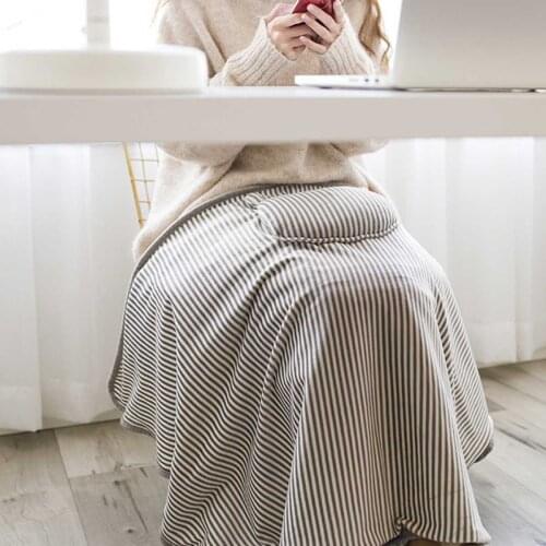 Electric USB Heating Blanket Winter Warmer Heating Blanket Portable Soft Berber fleece Blanket Home Office Back Knee Warmer