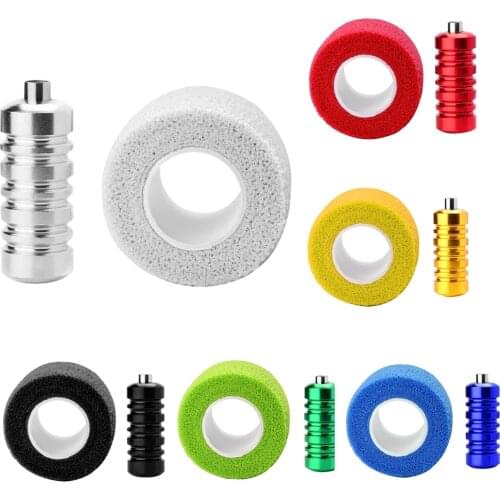 Machine Aluminum Alloy Handle Grip Tube Tip with Back Stem+Cover Wrap