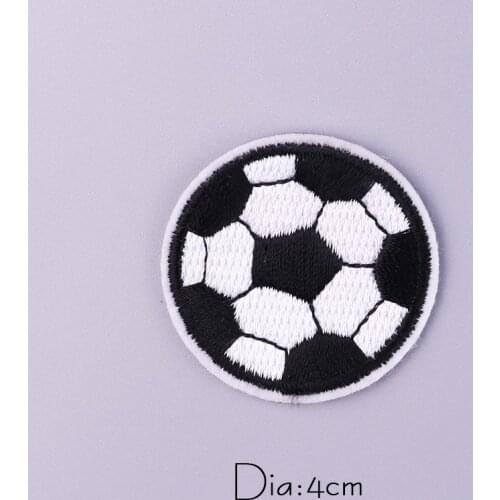 Cartoon TV/Soccer Patches For Clothing Embroidery Iron On Patch On Clothes Small Animal Patch Embroidered Patches Stripes DIY