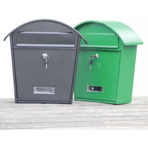 Rainproof house model villa metal mailbox stainless steel suggestion box community mailbox