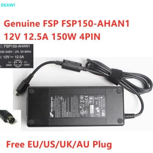 Original 12V 12.5A 150W 4PIN FSP150-AHAN1 AC Power Supply Charger Adapter For QNAP TS-412 NAS TS-410 DPS-150NB-1B Laptop Adapter