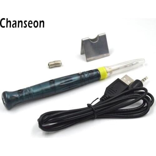 High Quality 5V 8W Mini Soldering Iron Portable USB Soldering Gun with LED Indicator Hot Iron Welding Heating Tool Electric