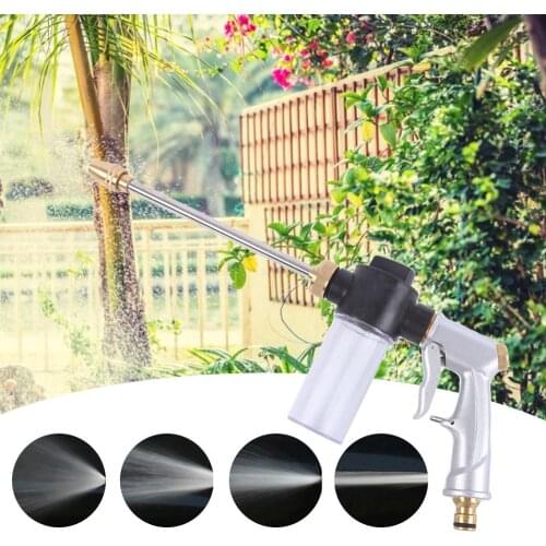 High Pressure Water Spray Gun Washer Jet Garden Car Washer Spray Washing Tools Hose Nozzle Sprinkler Foam Cleaning Water Gun