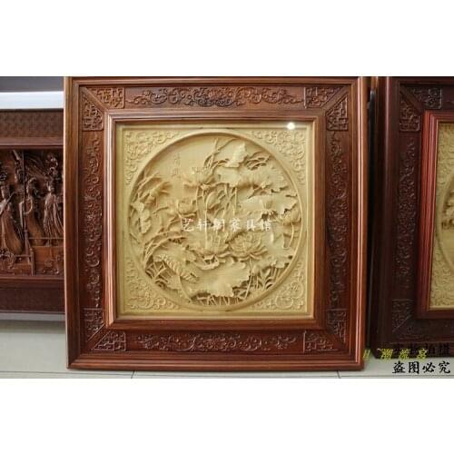 Dongyang wood carving in Ming and Qing Dynasties classical wood relief sculptures landing entrance plaque hanging seat screen wa