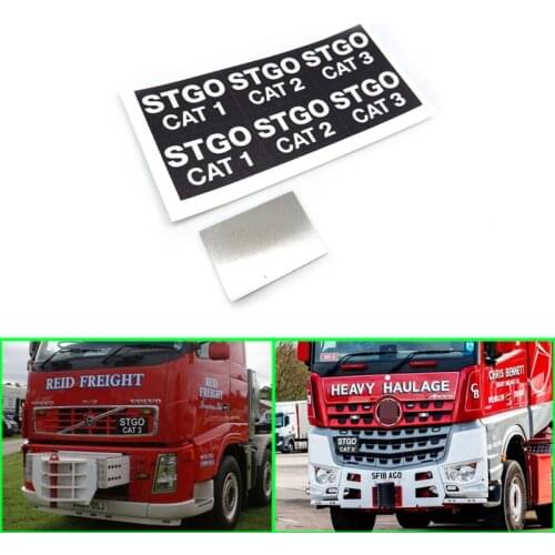 Vehicle Standard Logo for 1/14 Tamiya RC Truck Trailer Tipper Scania MAN Benz Actros Volvo Car Diy Parts