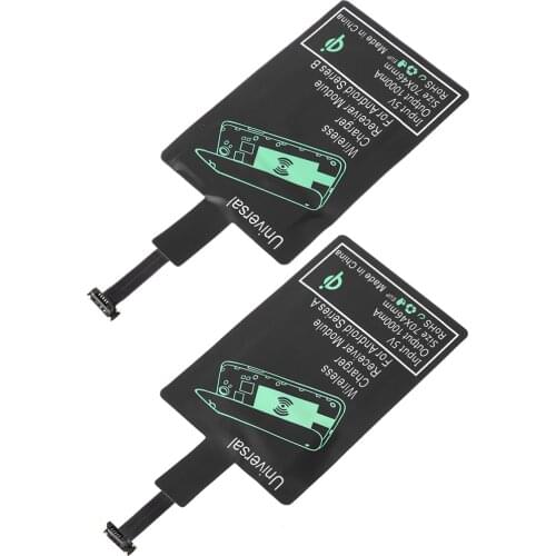 Universal Micro USB Qi Wireless Charge Receiver For Android Mobile Phone Micro USB Wireless Charger