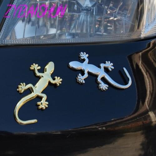 ZYBAISHUN 3D Gecko Car Badge Emblem Stickers for Toyota Camry Corolla RAV4 Yaris Highlander/Land Cruiser/PRADO Vios Vitz/Reiz