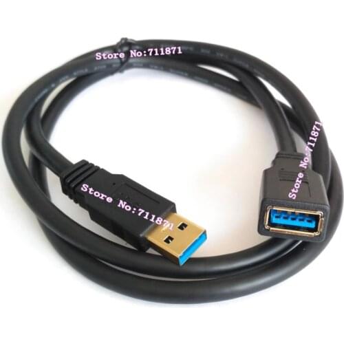 100cm Black Male Female Usb3 Usb 3.0 Extension Cable cord A Male A Female Usb3.0 Line Cable Usb3.0 Usb3 Power Data Line 3.0 Wire