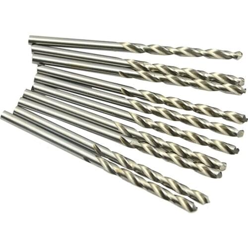 50Pcs Mini drill bit High Speed Steel HSS Micro Twist Drill Set 0.5mm Model Milling Bit Machinery Need other size 0.3-3.0