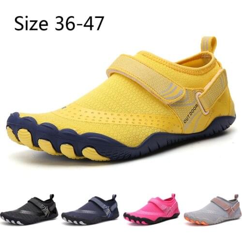 Big Size Quick Dry Aqua Shoes Nonslip Yoga Sneakers Women Men Swimming Water Shoes Breathable Footwear Surfing Sea Beach Shoes