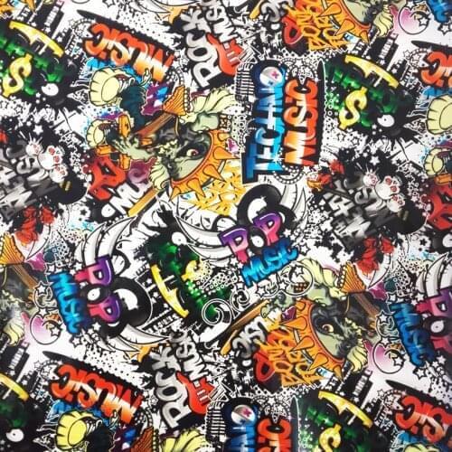 Free shipping 0.5m*2m/10m TSCY914 Cartoon Water Transfer Printing Film hydro dipping film