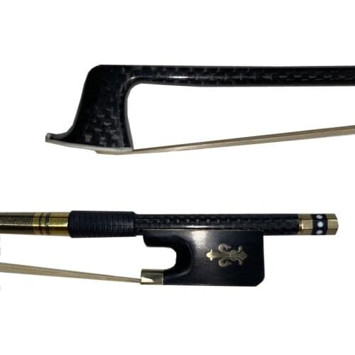 Free shipping 1pcs Top Braided weave plaid Carbon Fiber Viola Bow High Grade Carbon Fiber Viola Bow Viola Bow