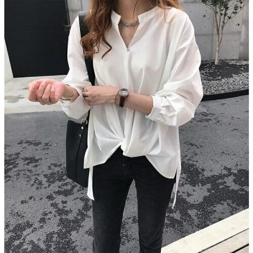 Blouse Women Large Size Womens Autumn Long-Sleeved Shirt Loose Shirt Blusas Mujer De Moda