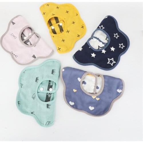 Baby Bandana Bibs Unisex 360 Degree Rotation 6 Layers Gauze Muslin Pure Cotton Baby Bibs Toddler Bandana Burp Soft Infant Towel