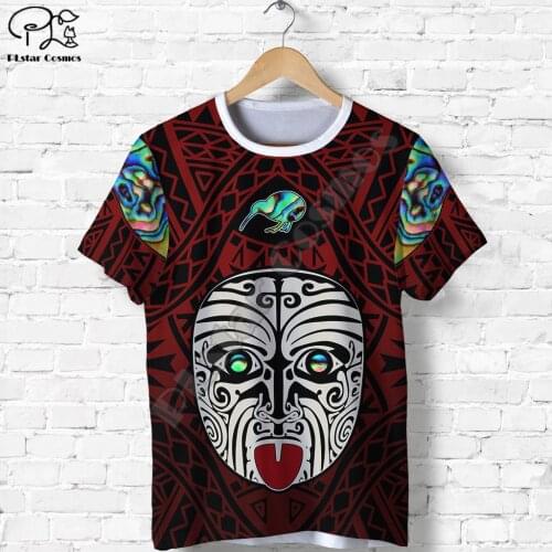PLstar Cosmos New Zealand Country Flag Maori Aotearoa Tribe 3DPrint Streetwear Summer Casual Funny Tee Short Sleeve T-Shirts A4