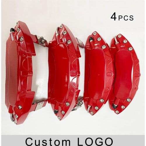 Custom Logo Car Aluminum Brake Caliper Cover Set 4PCS For BMW Metal Caliper Cover Kits Decoration Car Modification Accessories