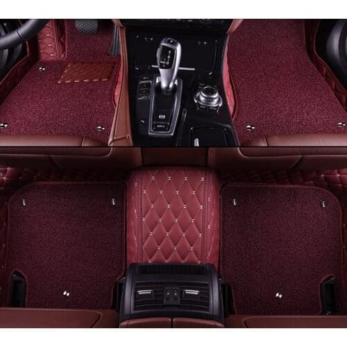 Kalaisike Custom car floor mats for Acura all models MDX RDX ZDX RL TL ILX CDX TLX-L auto styling car accessories