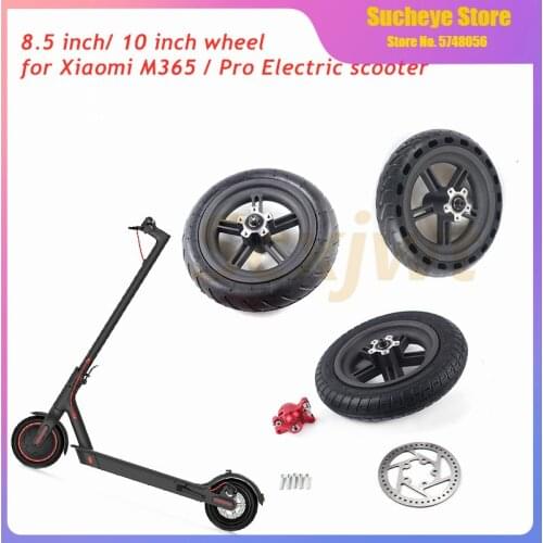Upgrade 8.5'' 10'' Wheel for Xiaomi Mijia M365 Pro Electric Scooter Rear Wheel Tires 8 1/2x2 Solid Tyres 10 Inch Air Wheel Rim