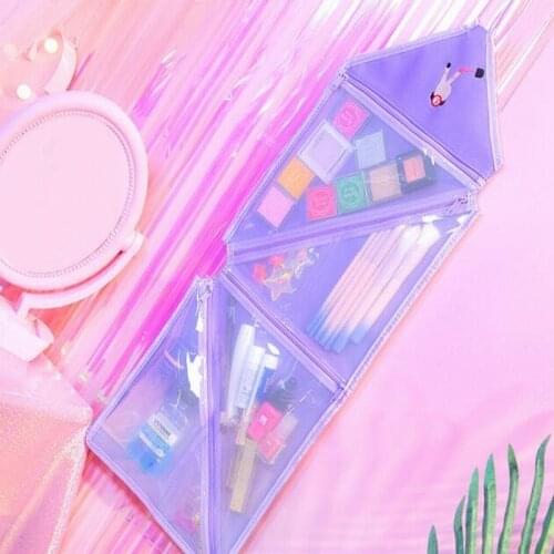 Make up Cosmetic Cases Portable Hanging Cosmetic Bag Polyester High Capacity Makeup Case Necessaries Cosmetics