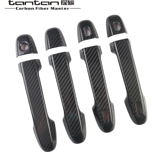 Door Handle Covers Tantan Carbon Fiber Parts Applicable For Lexus LM300h Automobiles Exterior Accessories Stickers