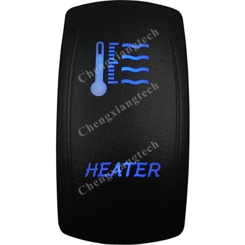 Heater Car Boat Blue Led Lasor 5 Pin Rocker Toggle Switch On Off 12v 24v Marine Grade for Carling Arb Narva 4x4
