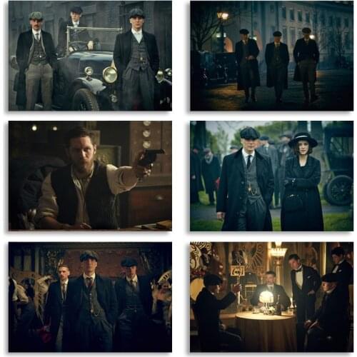 Peaky Blinders poster picture TV show character wall art prints and canvas paintings for family living room decoration murals