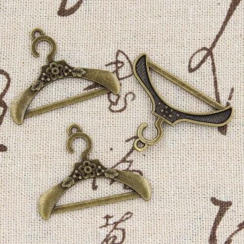 6pcs Charms Clothes Stand Hanger 37x29mm Antique Making Pendant fit,Vintage Tibetan Bronze,DIY Handmade Jewelry
