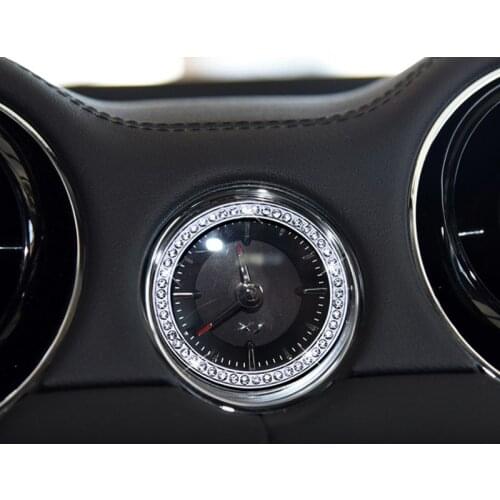 Car Console clock watches time decoration ring cover sticker For Jaguar XJ XJL